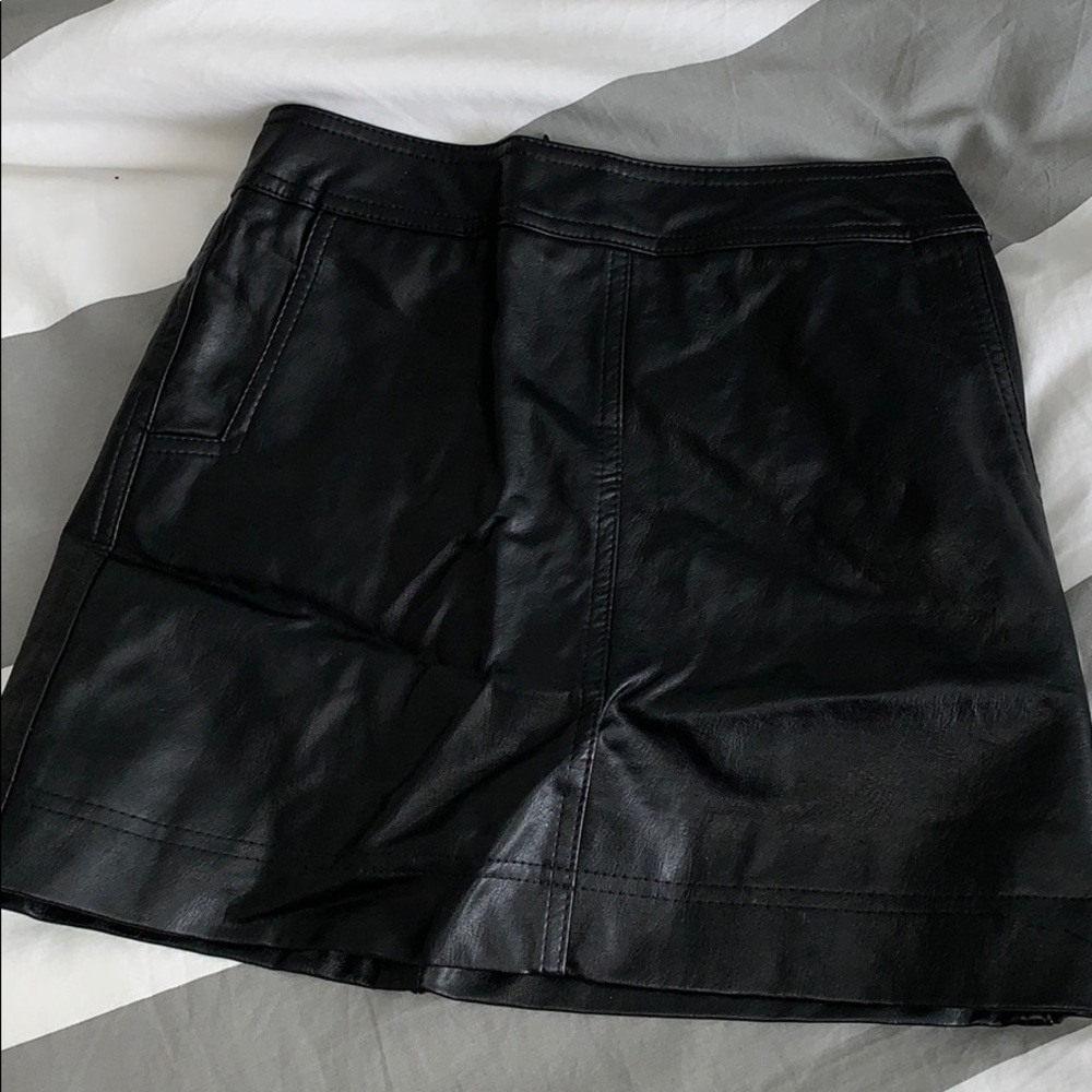 Leather skirt